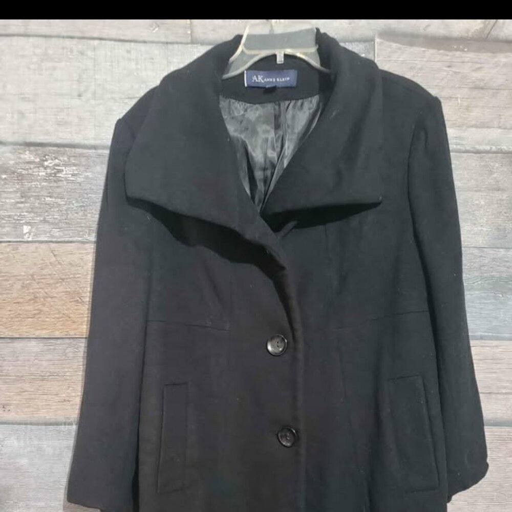 Ann Kline Wool Coat Size XL